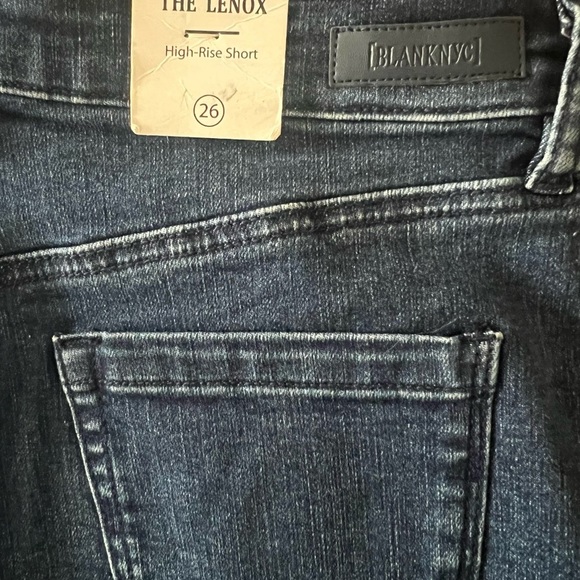 Blank NYC Blue Jean Shorts Mid-Rise Cuffed - Picture 5 of 5